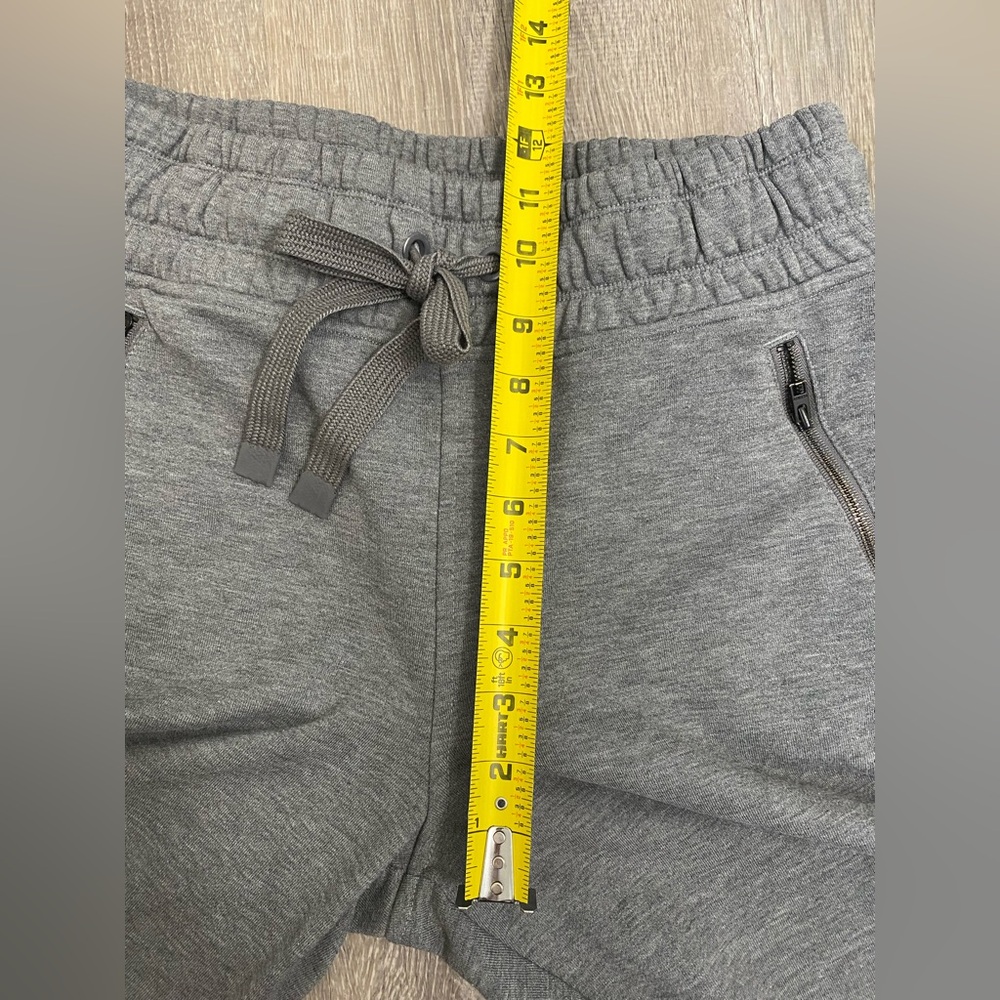 Athleta Womens Bounce Back Gray Jogger Sweatpants with Zip Pocket | Medium - Picture 8 of 10